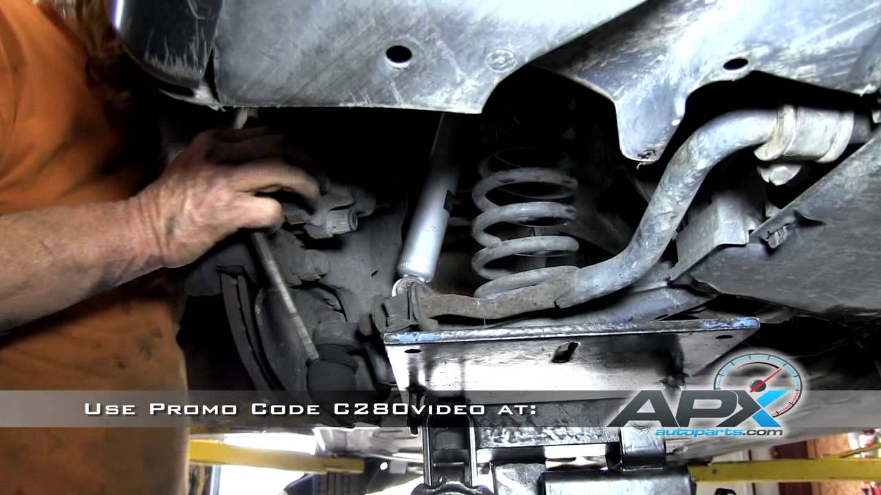 Montaż demontaż amortyzatorów Mercedes w124 Wideo porady